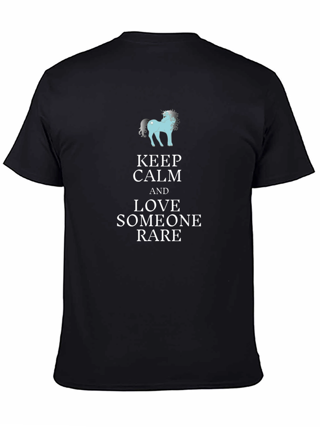 Keep Calm & Love Someone Rare Black T-Shirt