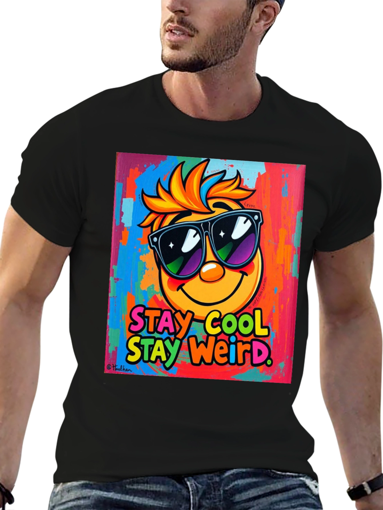 Stay Cool Stay Weird Graphic Tee
