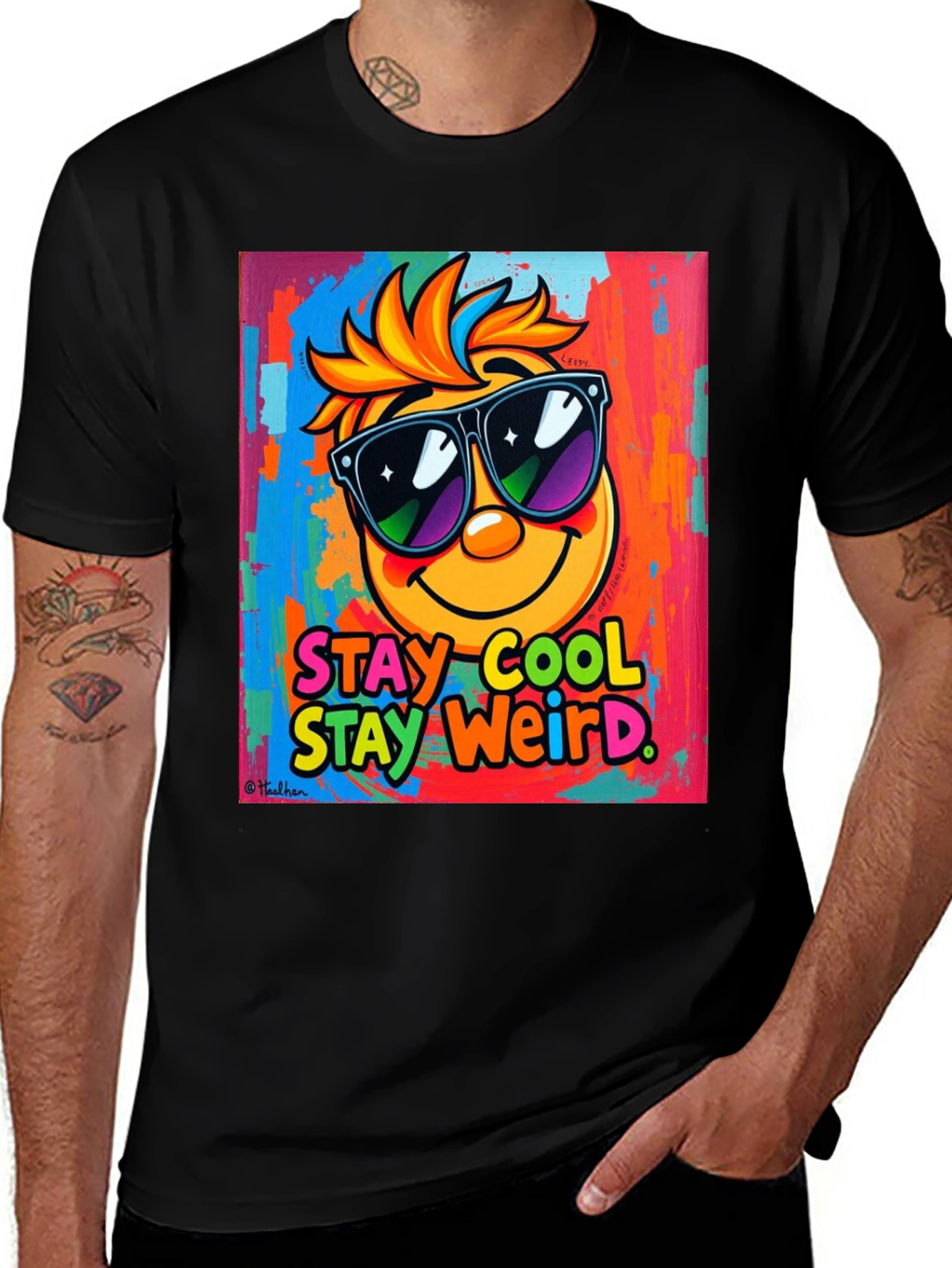 Stay Cool Stay Weird Graphic Tee
