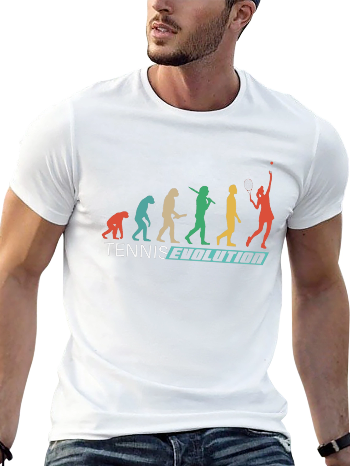Tennis Evolution Graphic T-Shirt