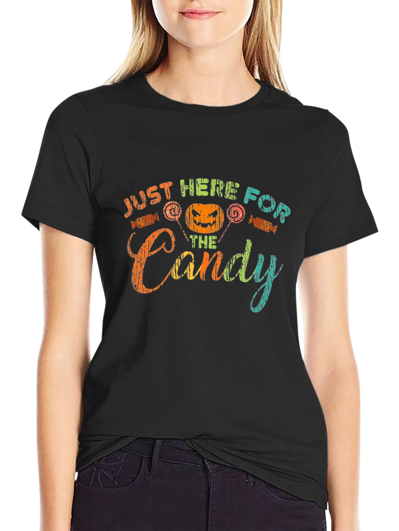 Halloween Just Here For The Candy T-Shirt