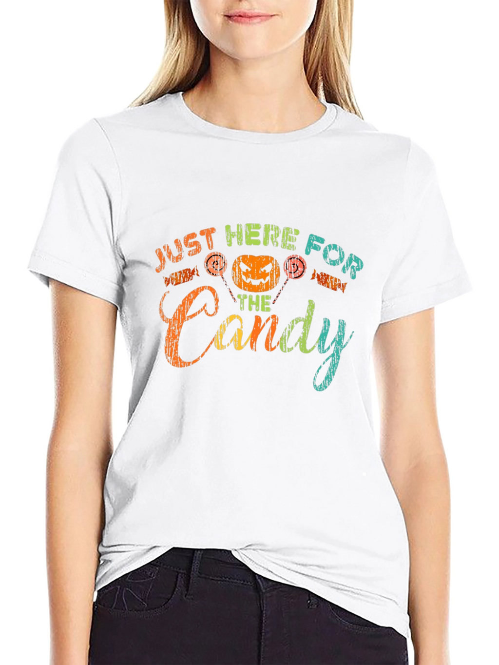 Halloween Just Here For The Candy T-Shirt