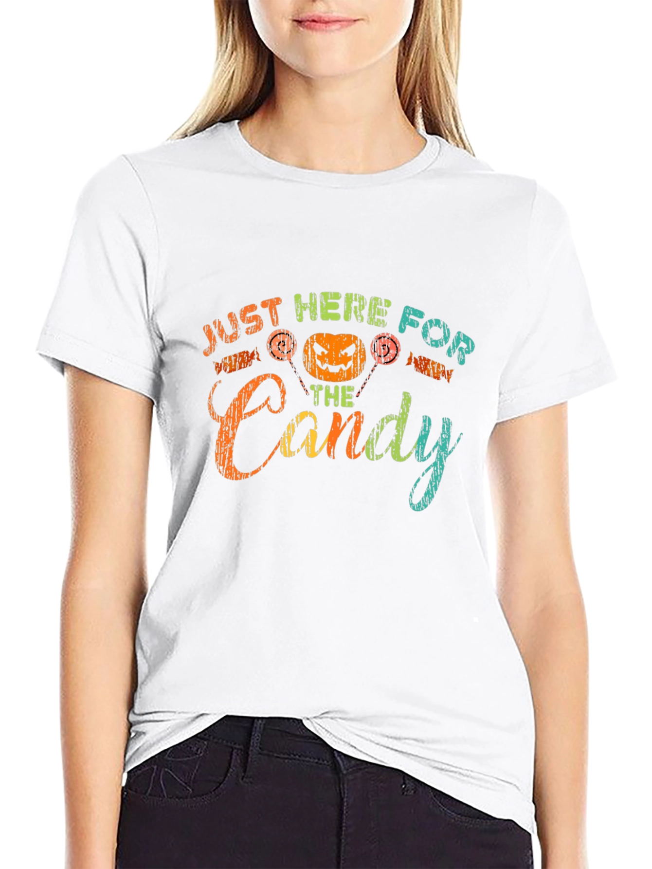 Halloween Just Here For The Candy T-Shirt