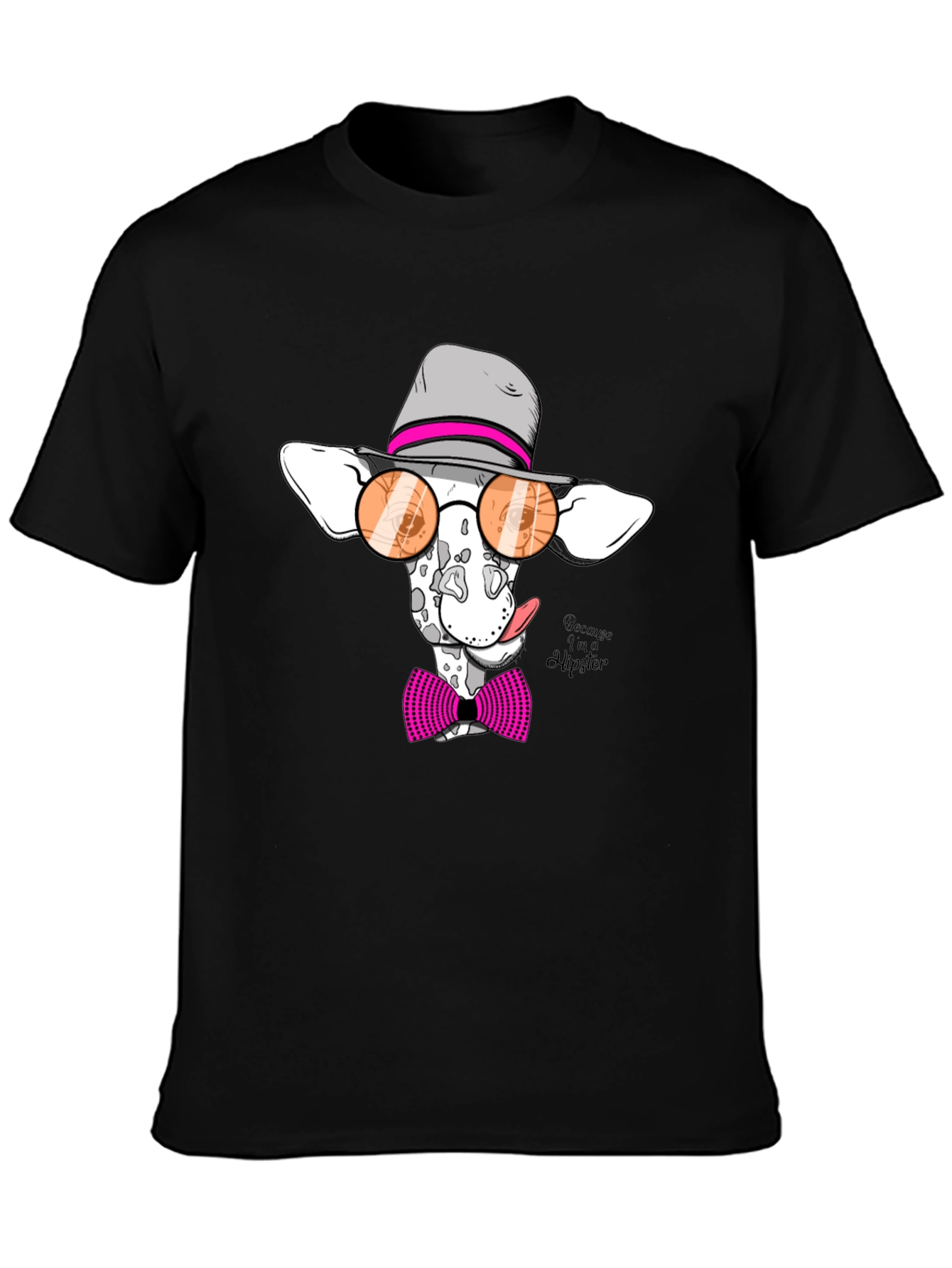 Hipster Giraffe Graphic T-Shirt - Funky Animal Print