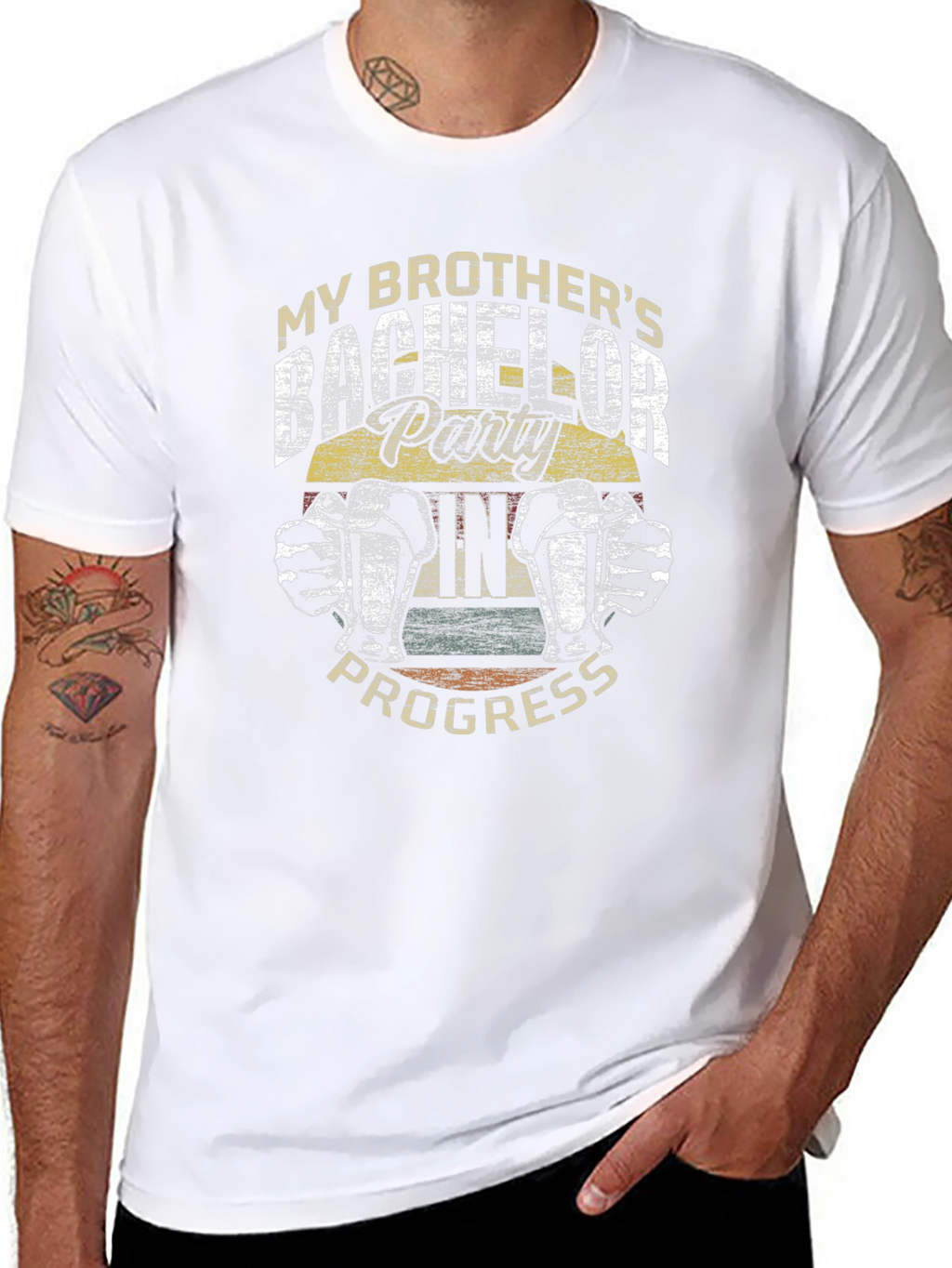 Bachelor Party In Progress T-Shirt