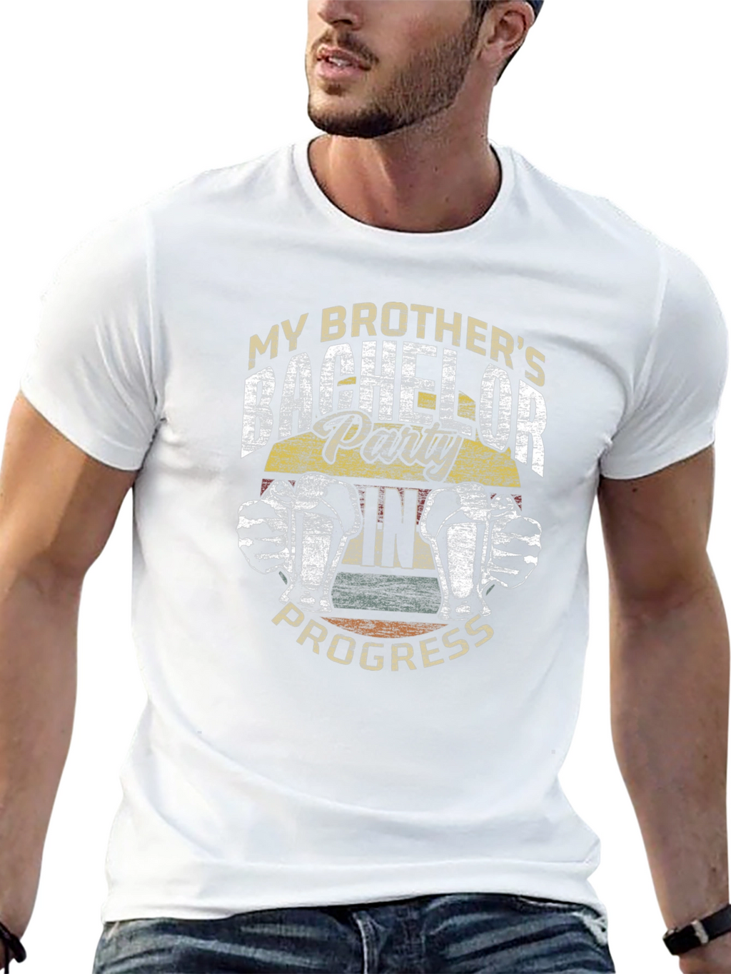 Bachelor Party In Progress T-Shirt
