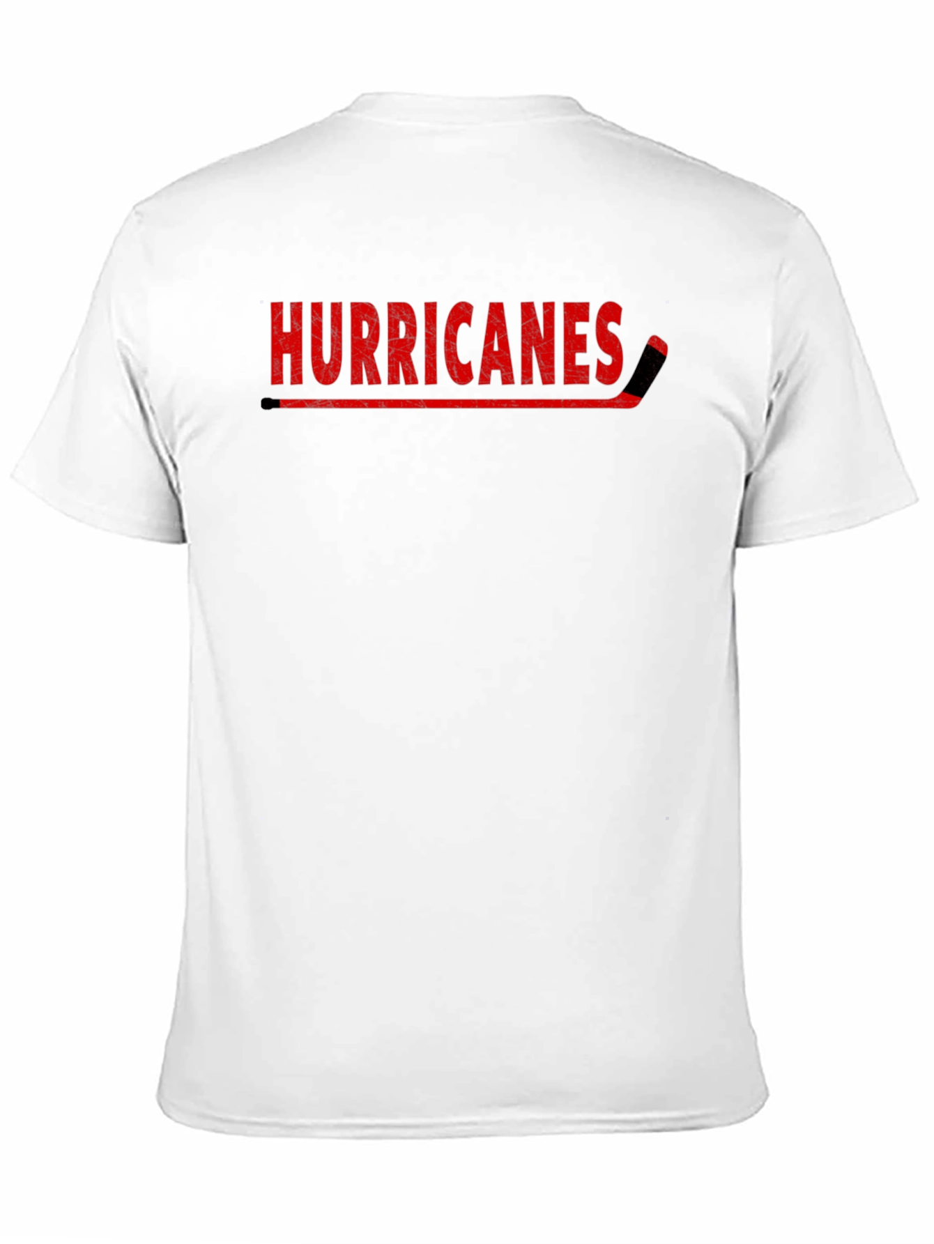 Hurricanes Hockey Fan T-Shirt - Red on Black
