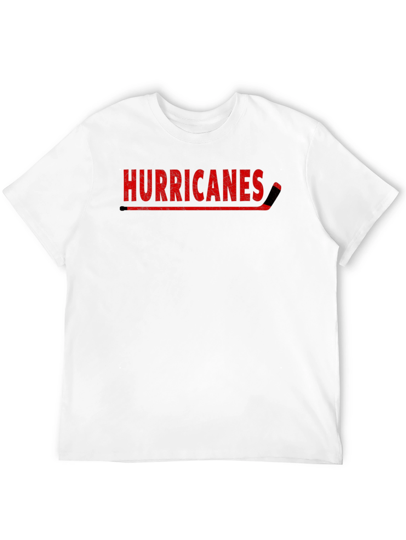 Hurricanes Hockey Fan T-Shirt - Red on Black