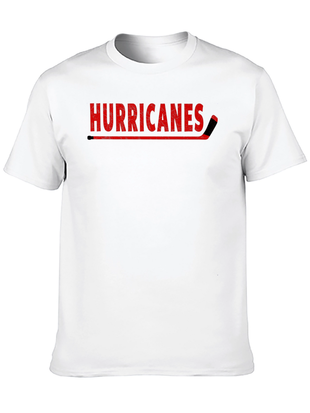Hurricanes Hockey Fan T-Shirt - Red on Black