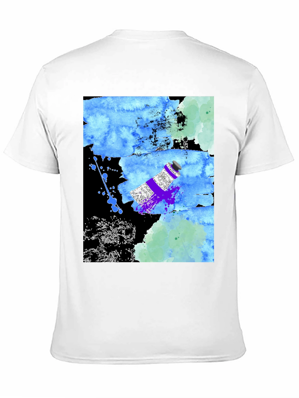Abstract Art T-Shirt: Paint Tube Splash