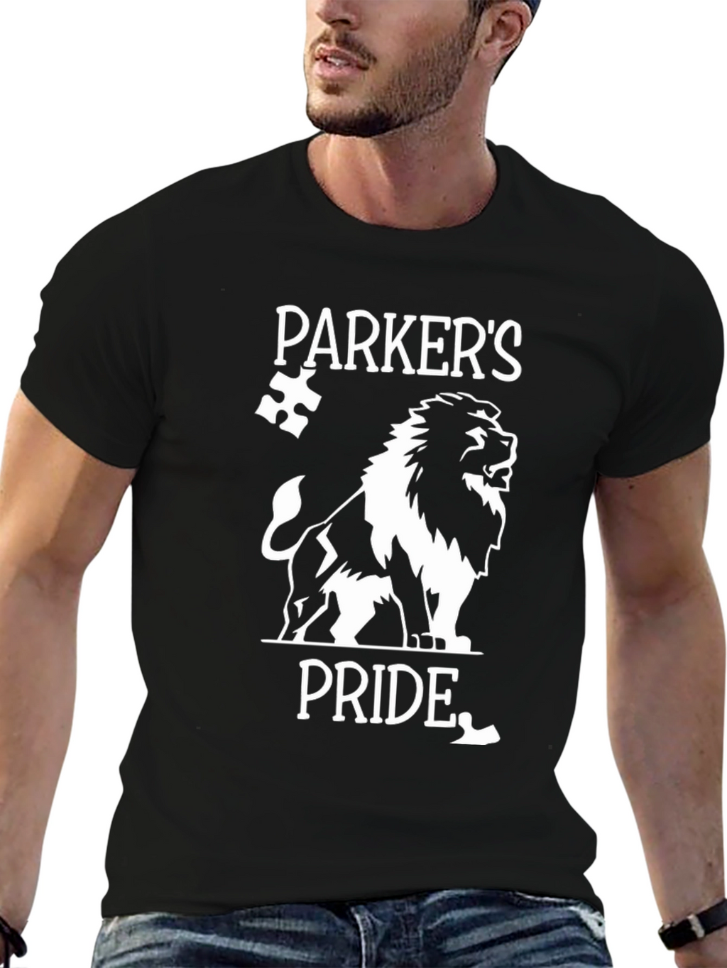 Parkers Pride Lion Graphic Tee - Black