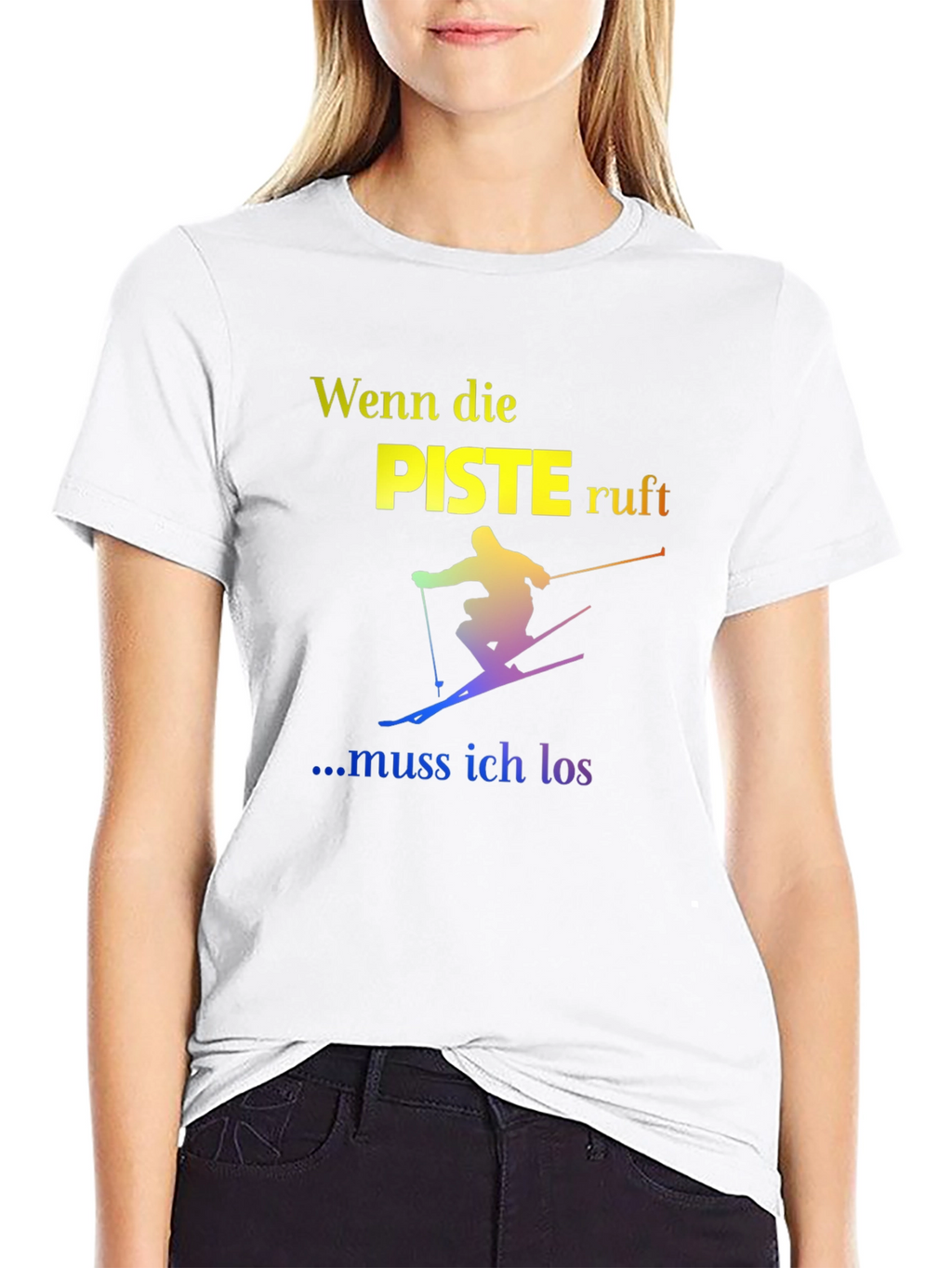Ski Slope T-Shirt - German Text