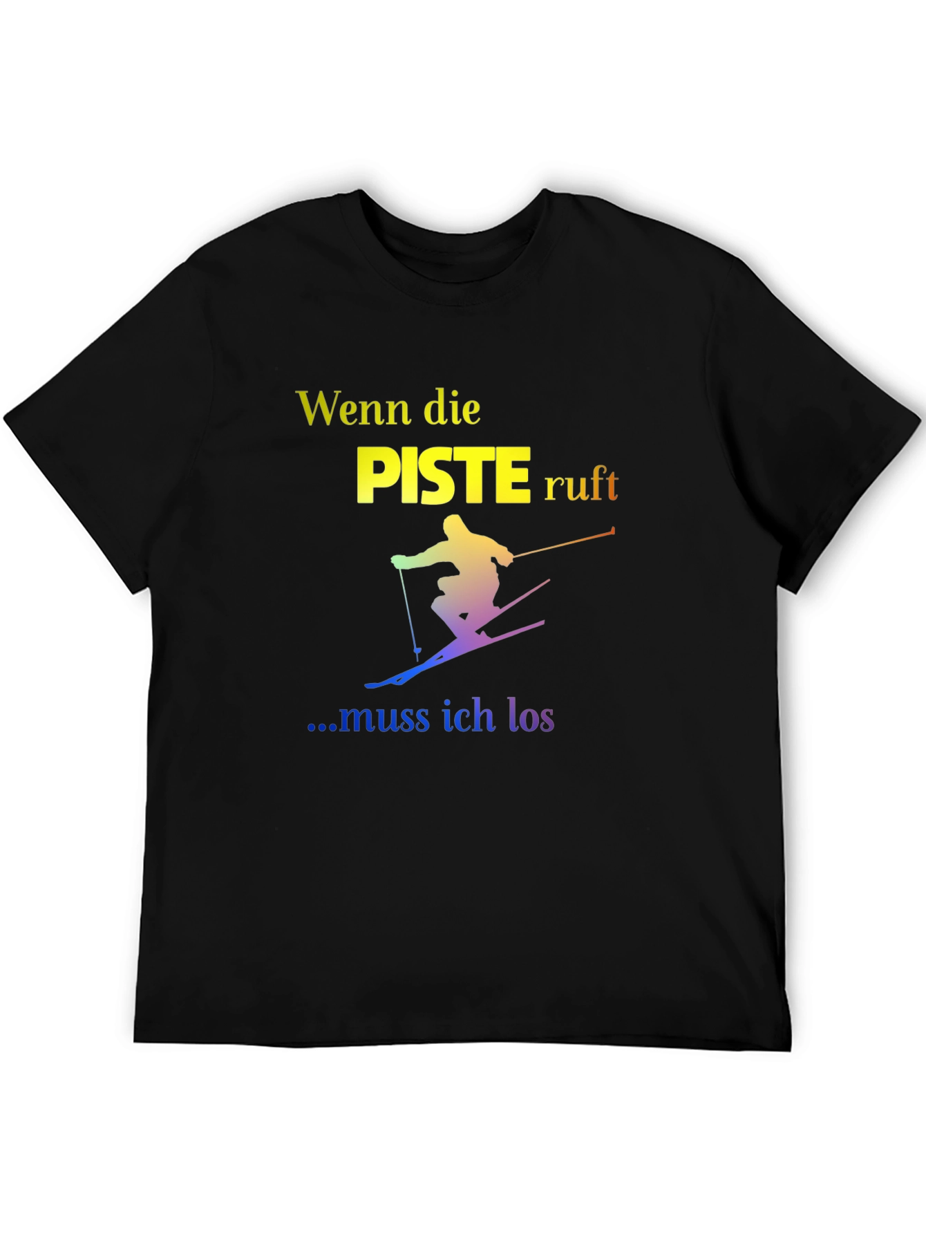 Ski Slope T-Shirt - German Text