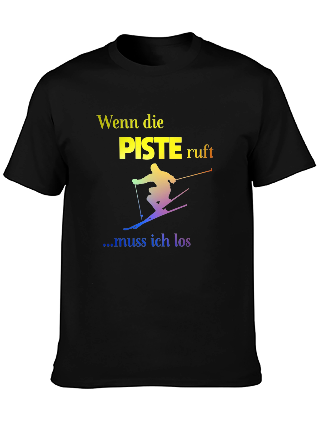 Ski Slope T-Shirt - German Text