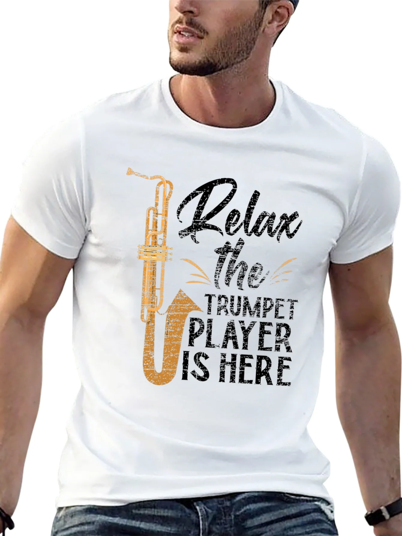 Relax Trumpet Player T-Shirt - Funny Musician Tee