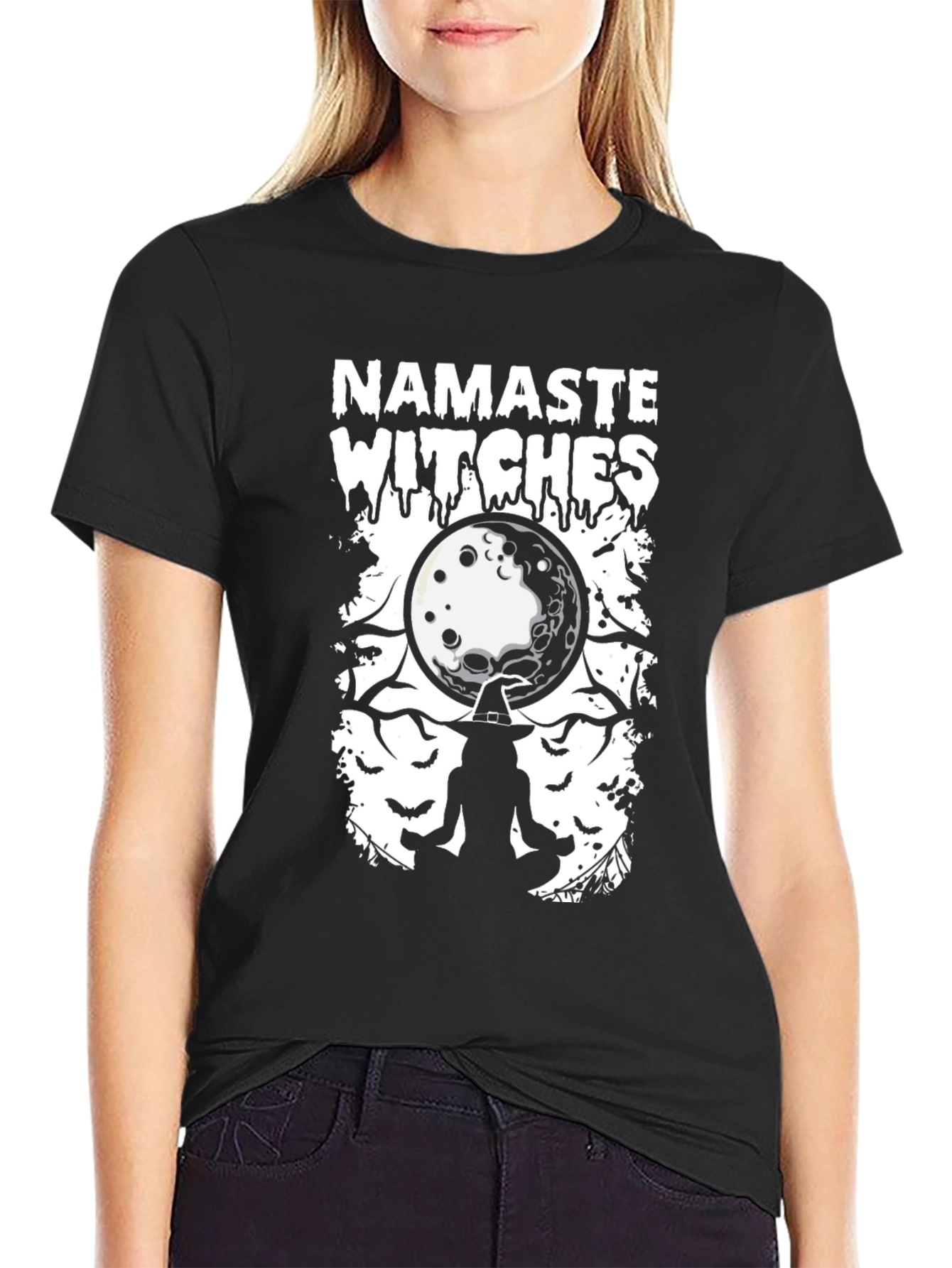 Namaste Witches Halloween T-Shirt