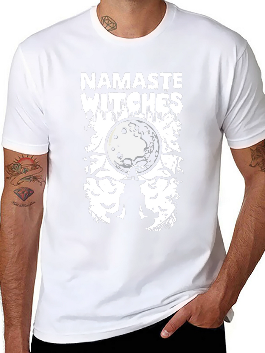 Namaste Witches Halloween T-Shirt