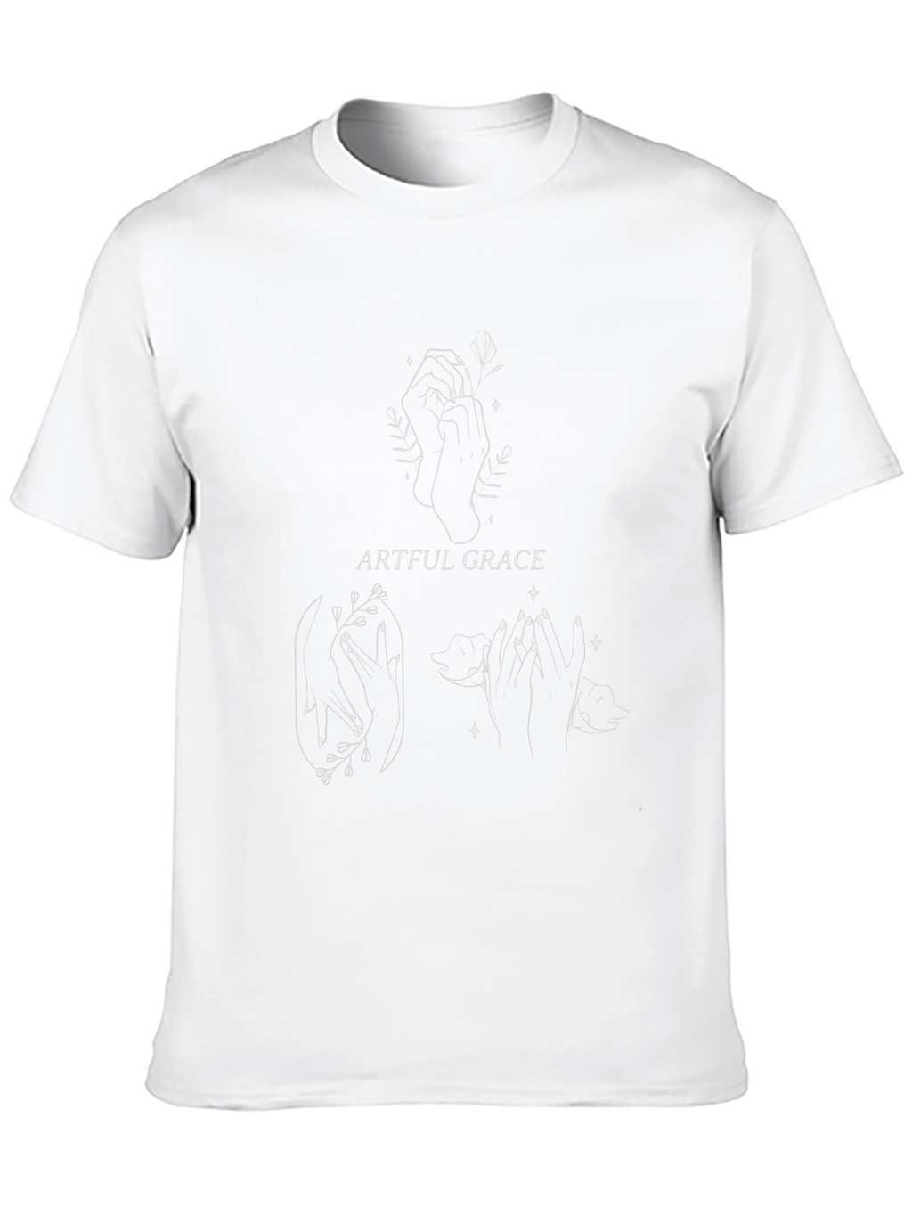 Artful Grace Black Graphic Tee