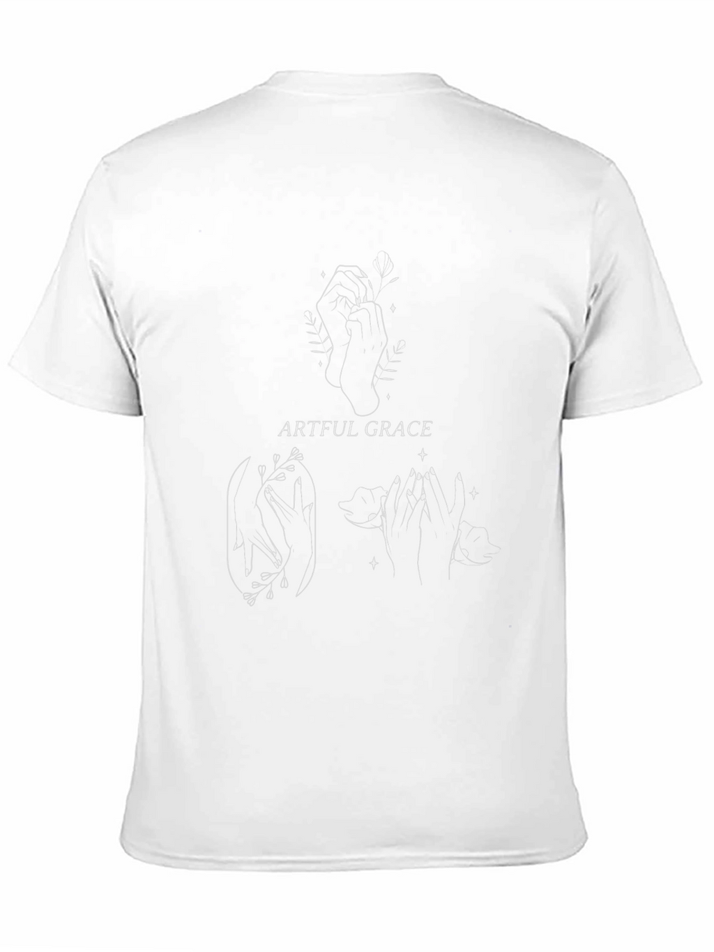 Artful Grace Black Graphic Tee