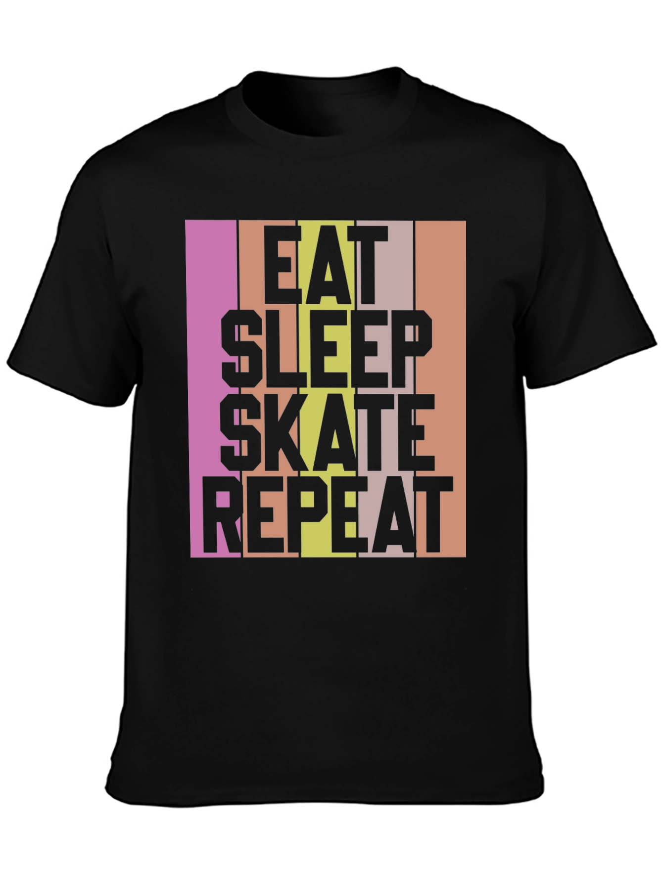 Eat Sleep Skate Repeat Graphic T-Shirt