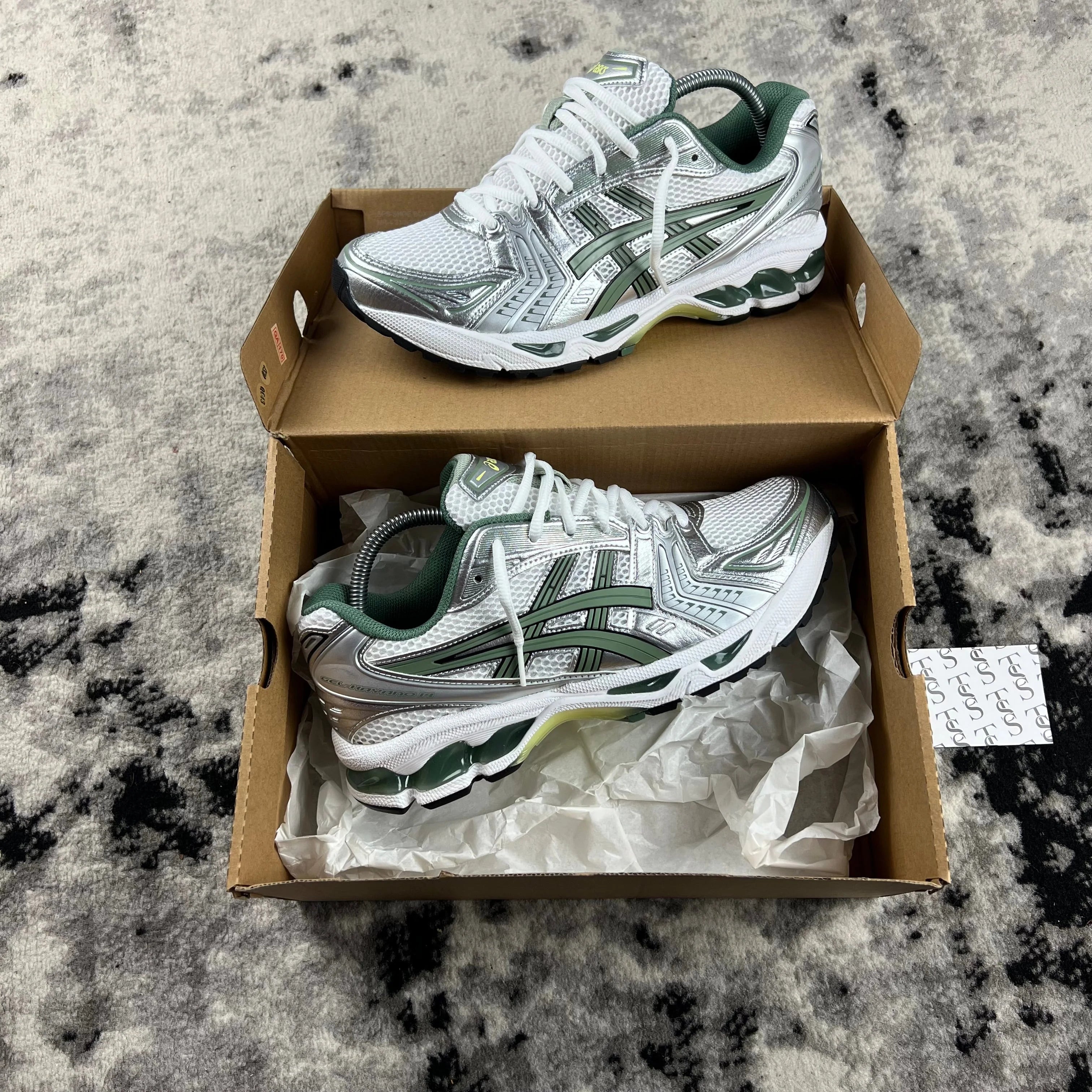 ASICS KAYANO 14 - SLATE GREY / WHITE