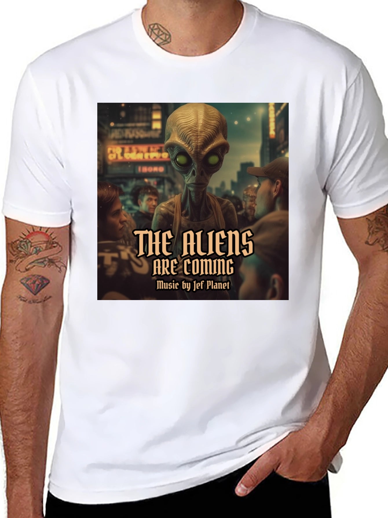 The Aliens Are Coming Graphic T-Shirt