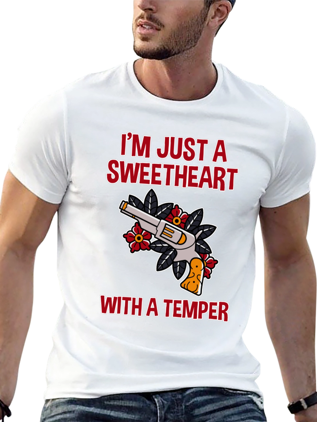 Sweetheart Temper Gun Graphic Tee