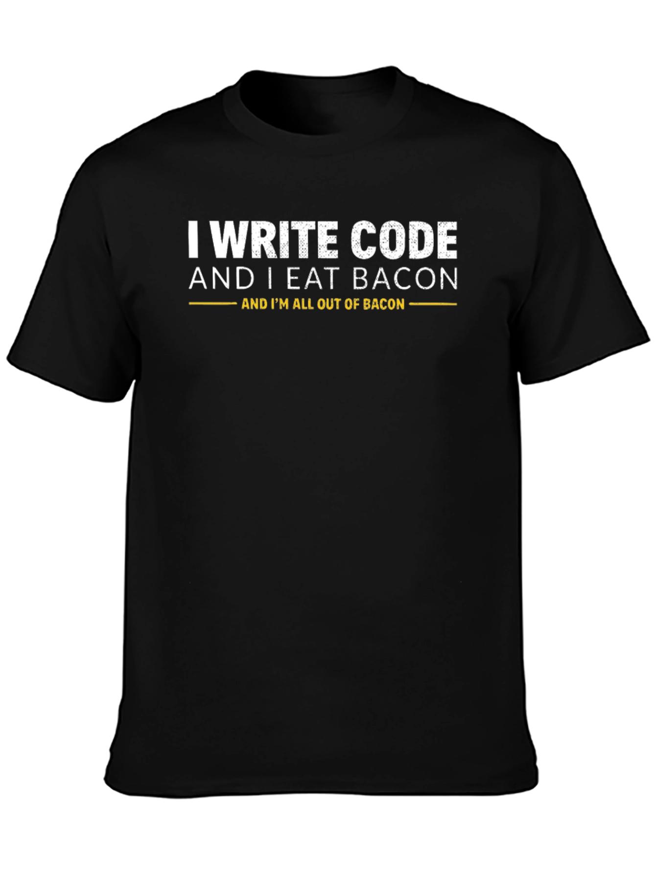 I Write Code and I Eat Bacon T-Shirt