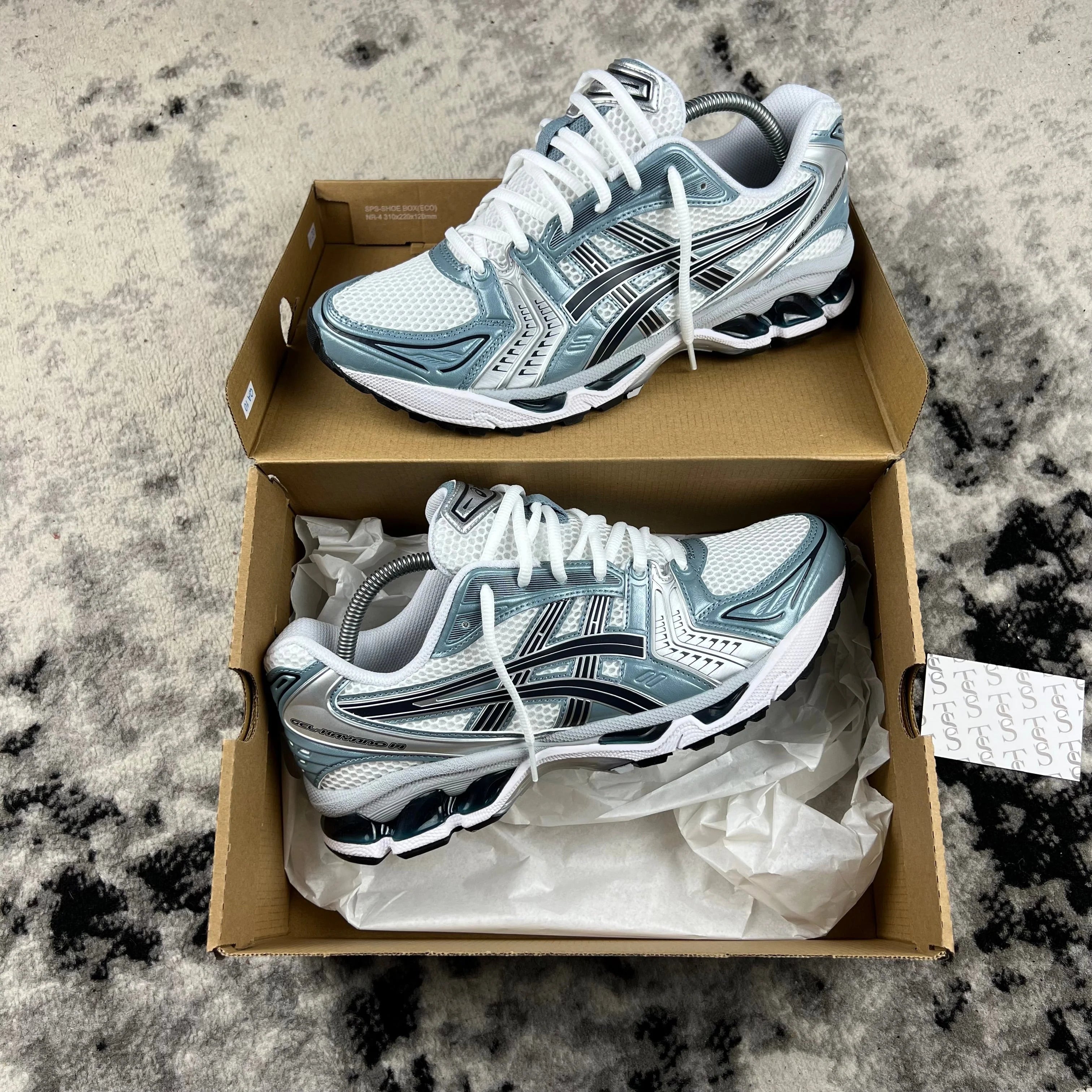 ASICS KAYANO 14 - WHITE FJORD GREY