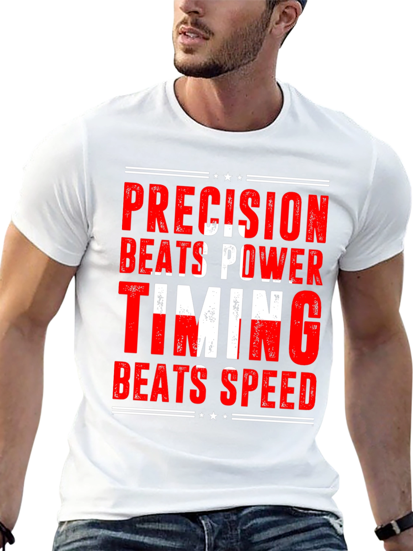 Precision Beats Power Graphic Tee