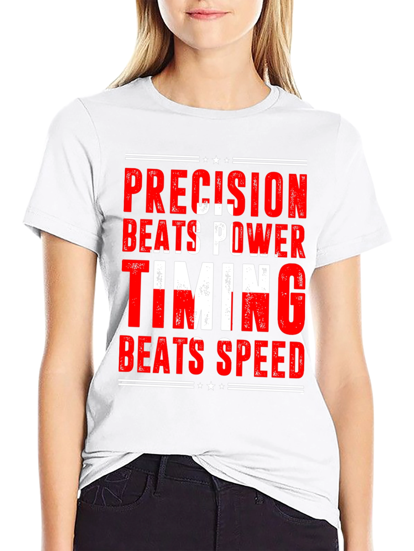 Precision Beats Power Graphic Tee
