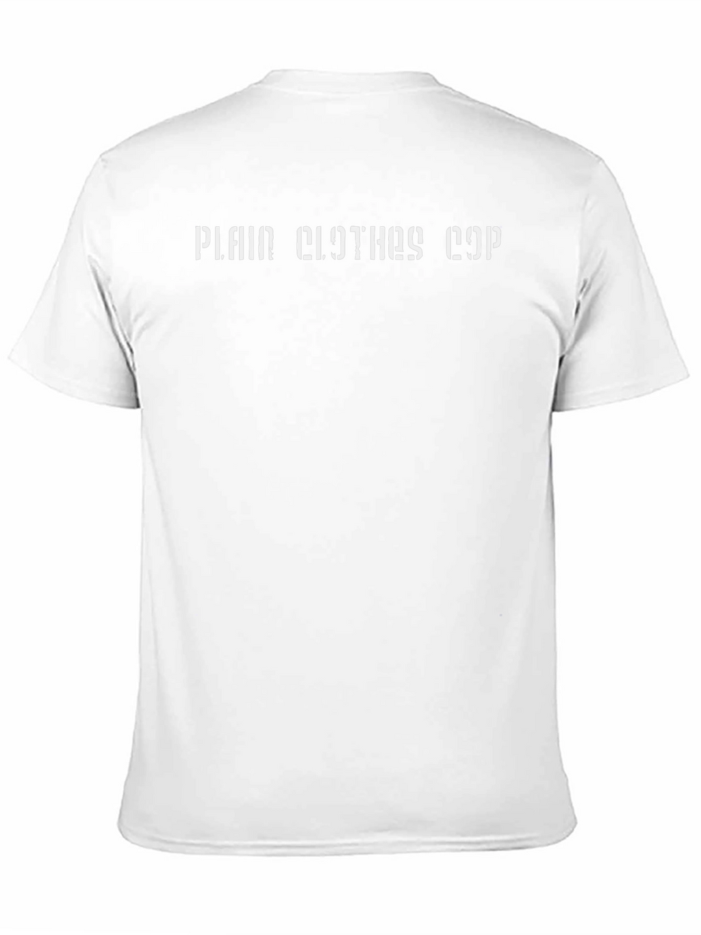 Plain Clothes Cop Graphic T-Shirt - Black