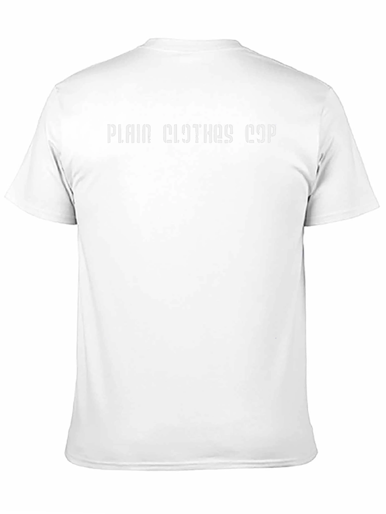 Plain Clothes Cop Graphic T-Shirt - Black