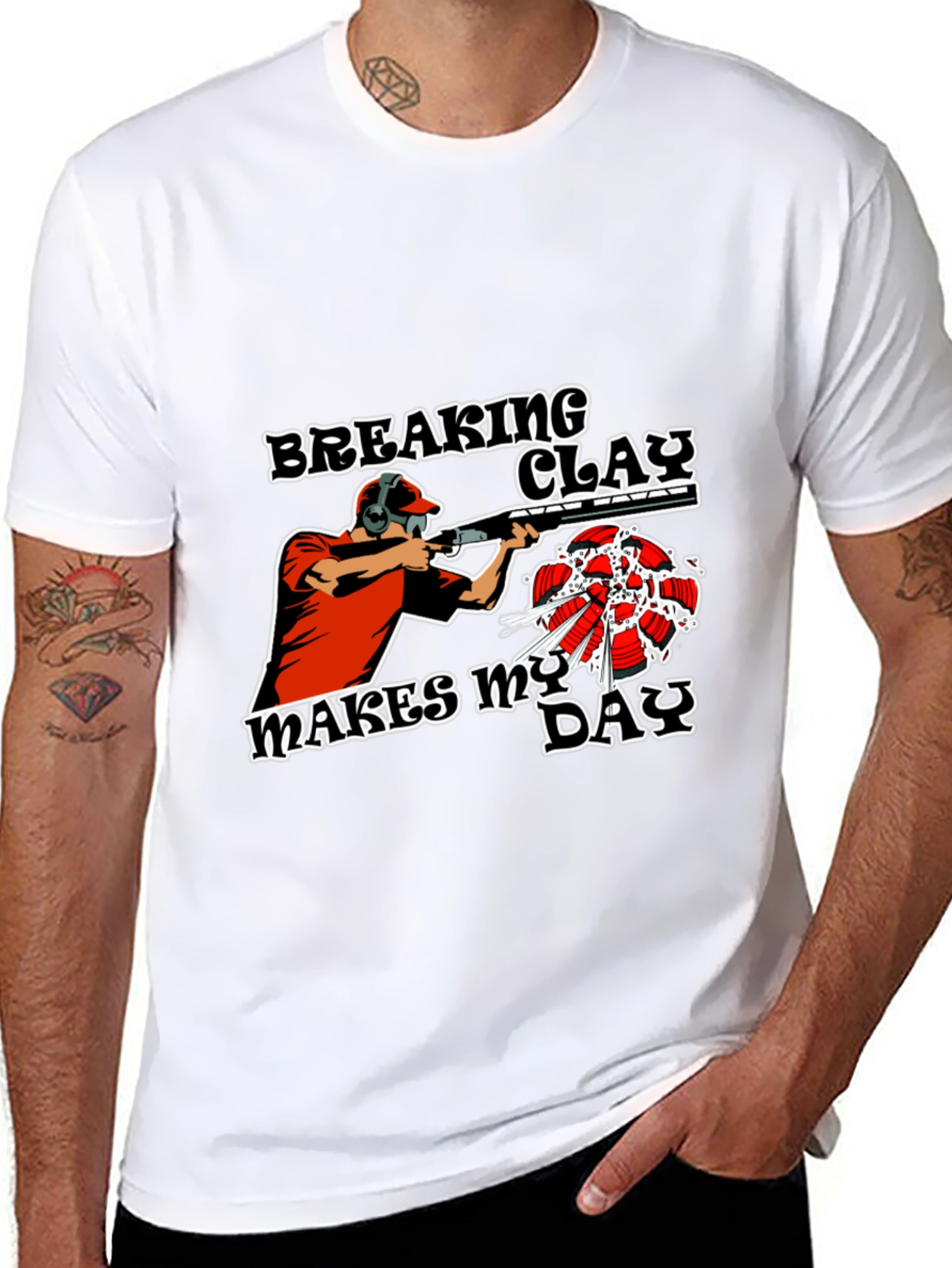 Breaking Clay Makes My Day T-Shirt