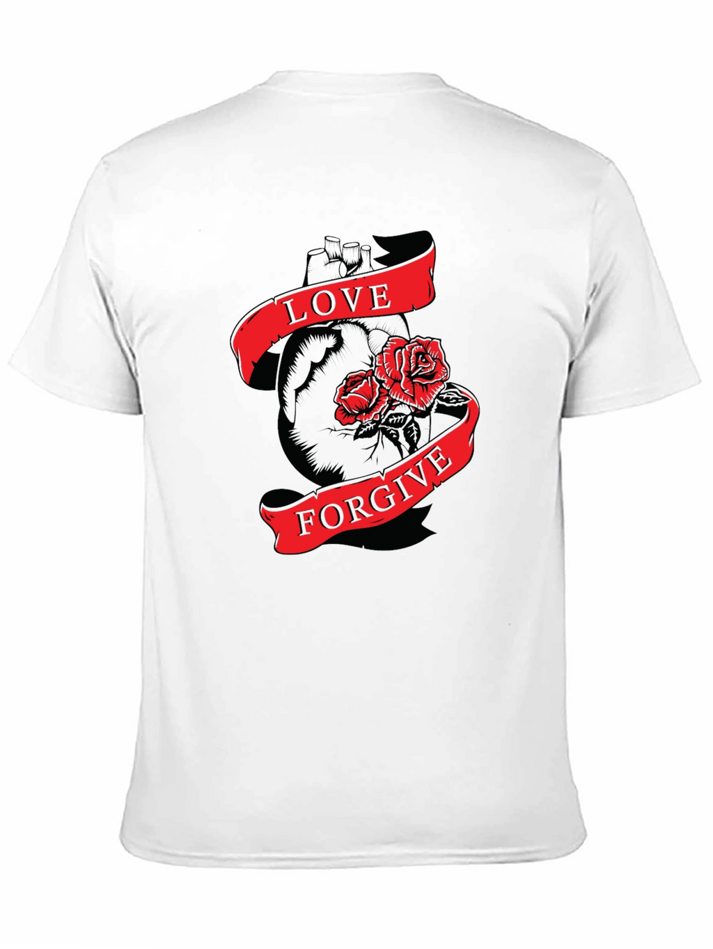 Love & Forgive Black Graphic Tee