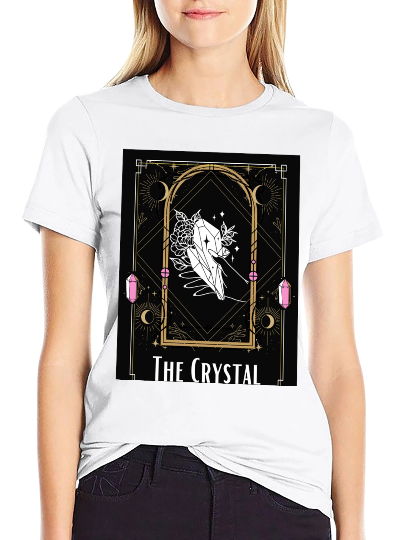 The Crystal Tarot Card Graphic Tee