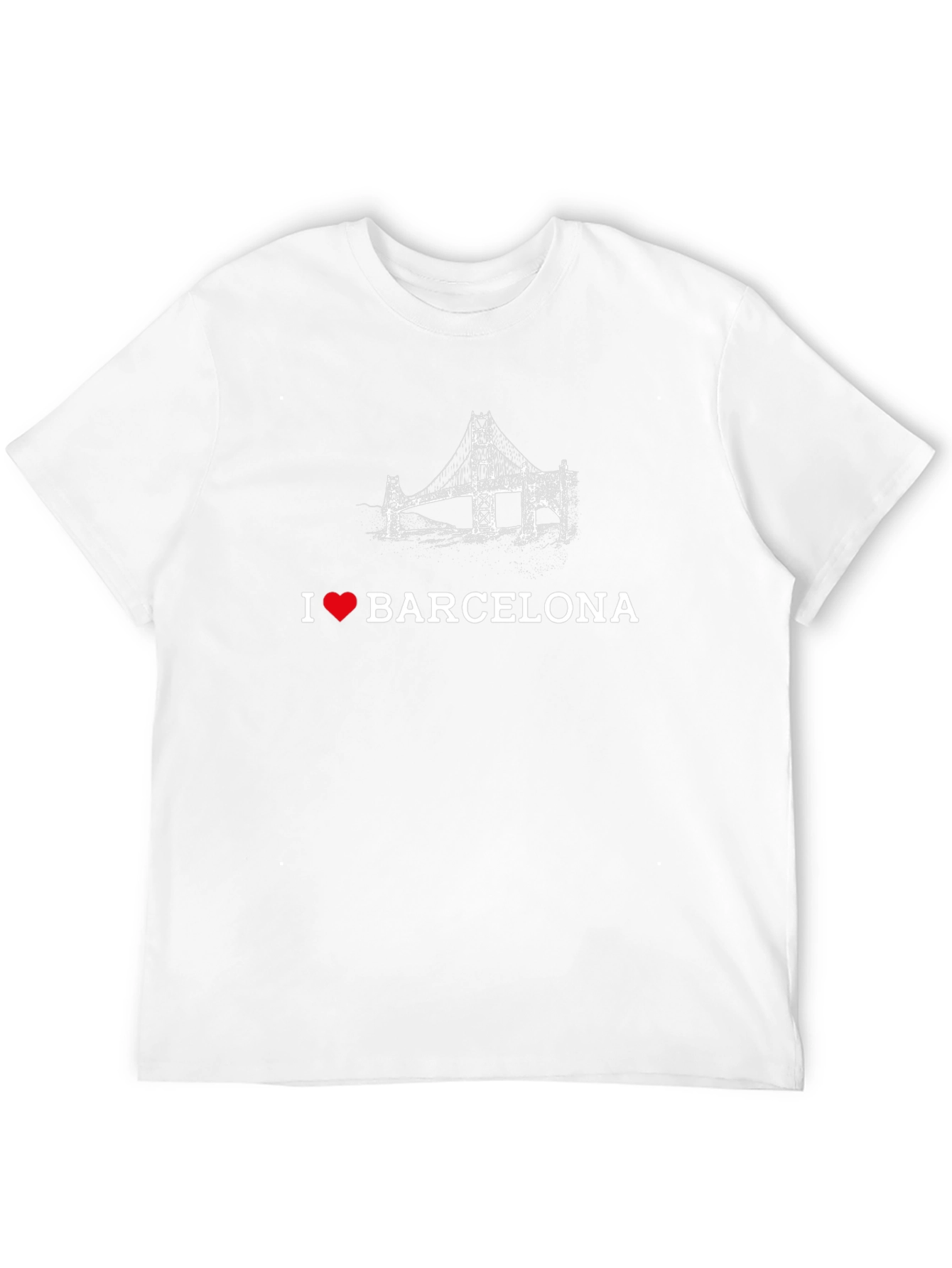 I Love Barcelona Black T-Shirt