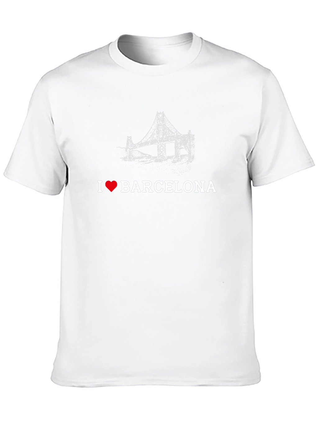 I Love Barcelona Black T-Shirt