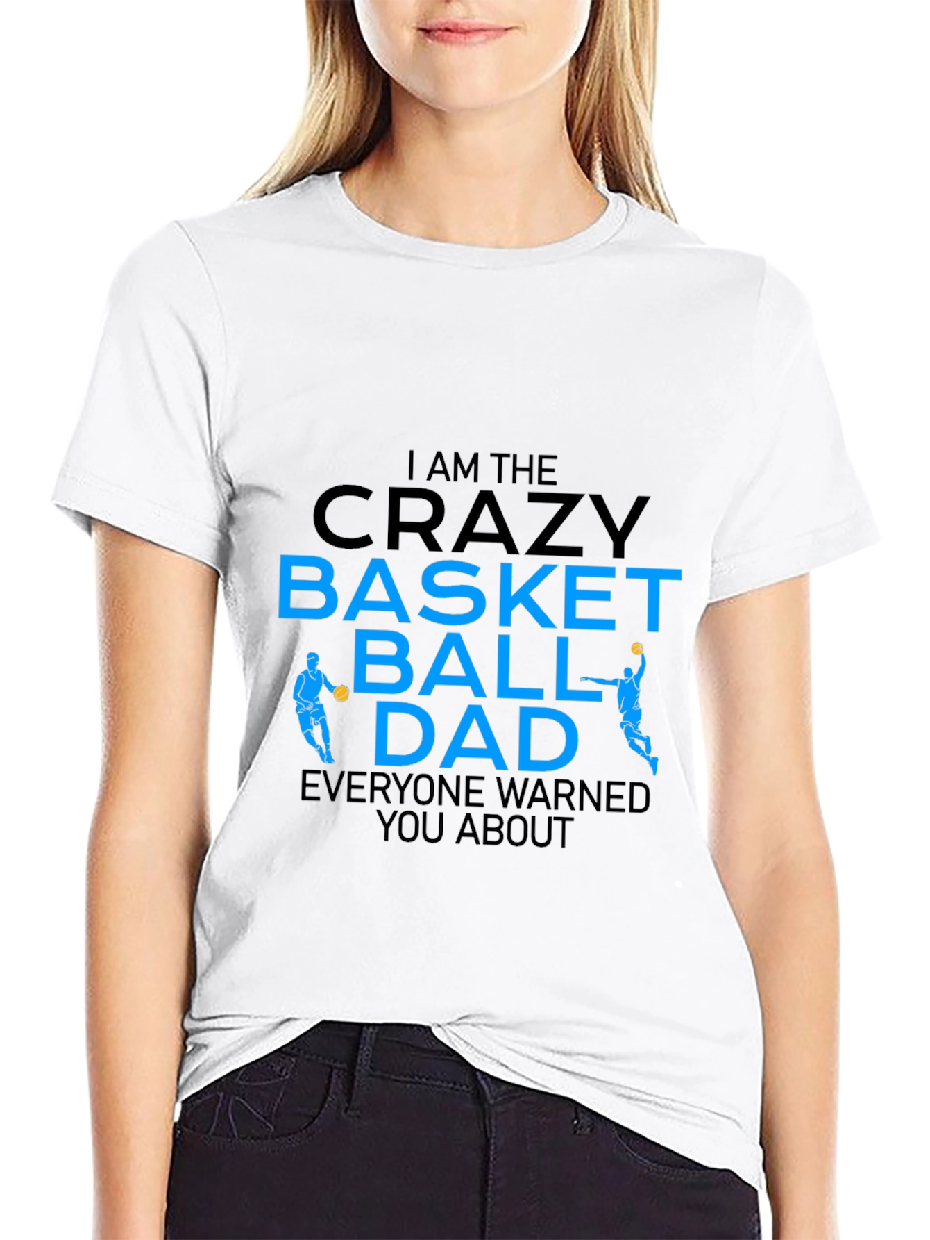 Crazy Basketball Dad Graphic T-Shirt