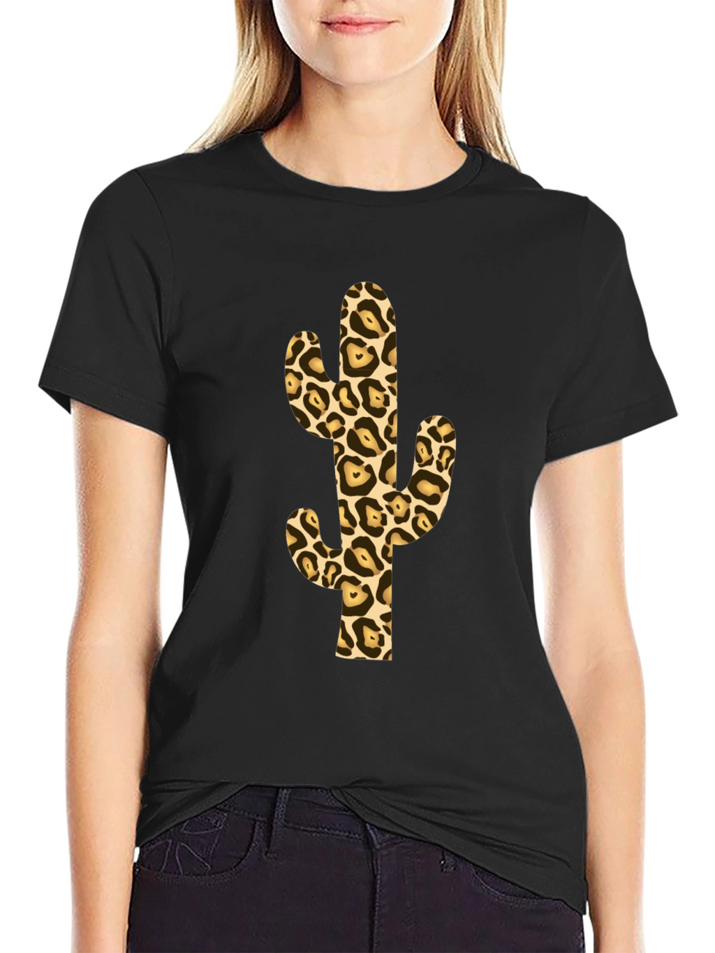 Leopard Cactus Graphic Tee
