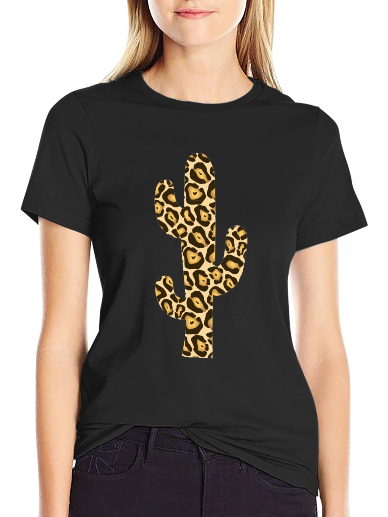 Leopard Cactus Graphic Tee