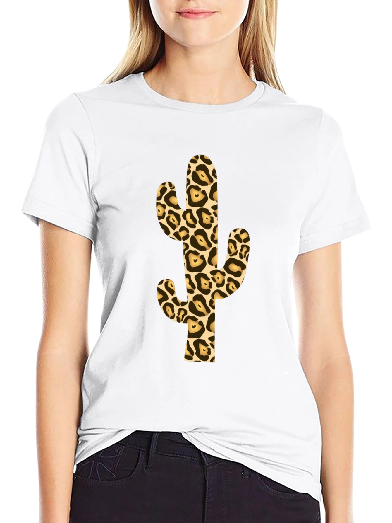 Leopard Cactus Graphic Tee