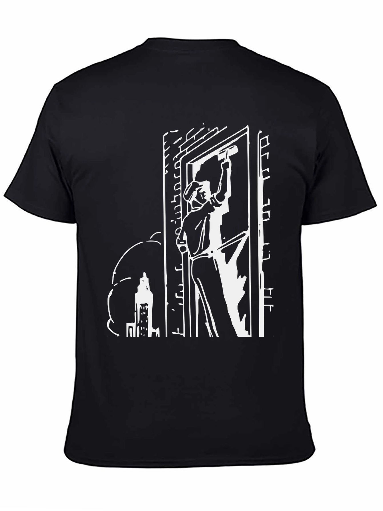 Retro Window Washer Graphic Tee