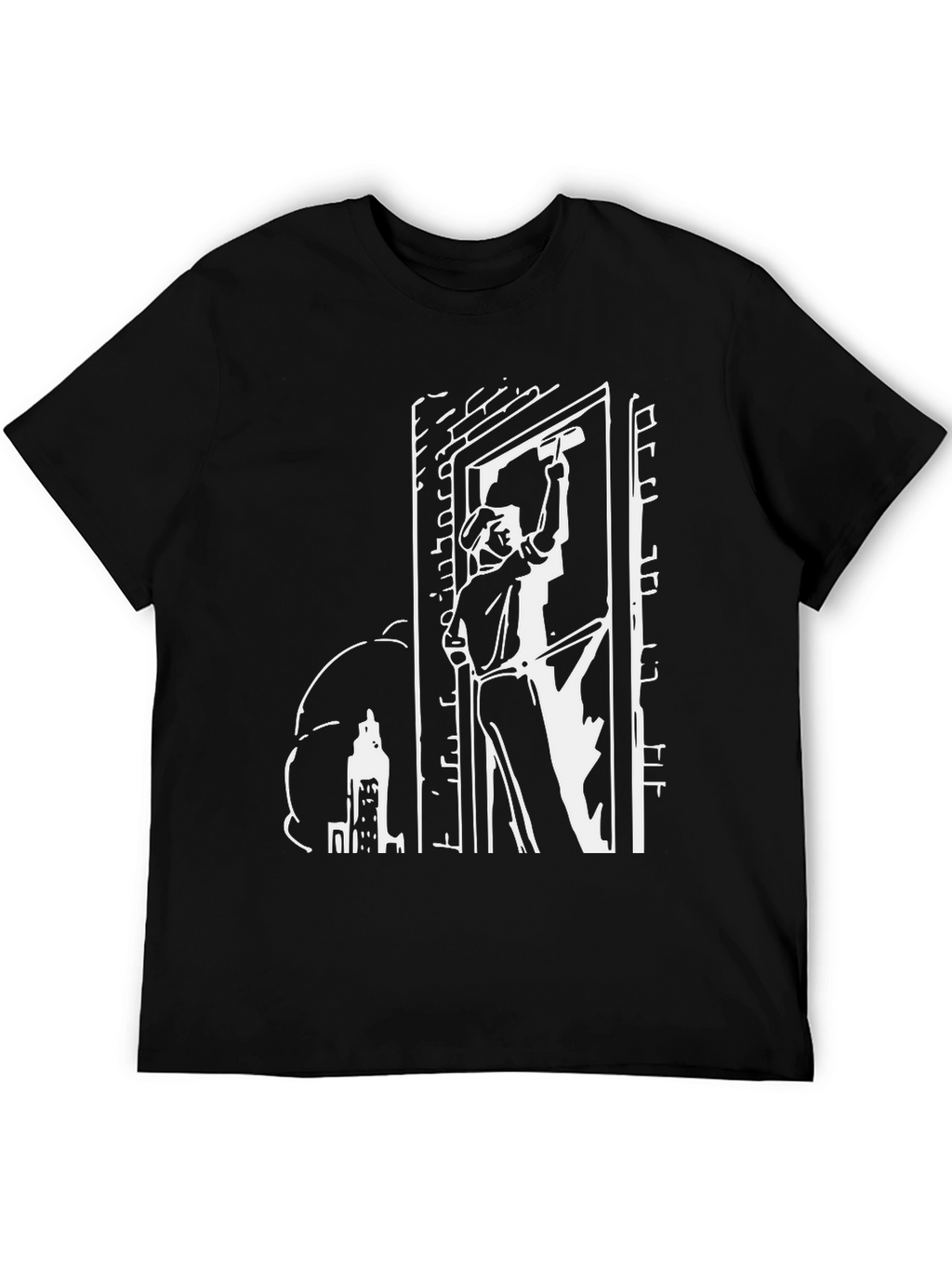 Retro Window Washer Graphic Tee