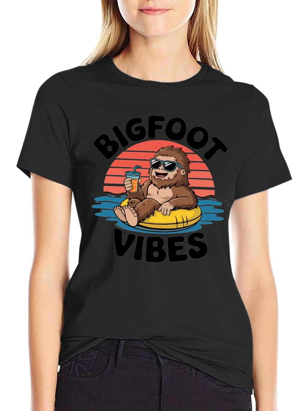 Bigfoot Vibes Graphic T-Shirt