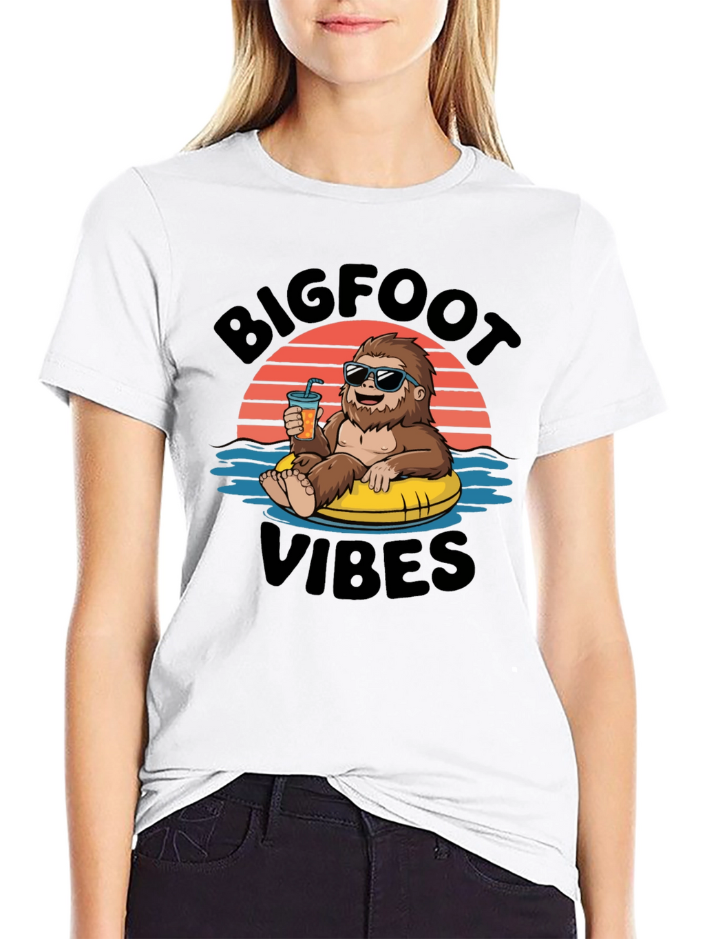 Bigfoot Vibes Graphic T-Shirt