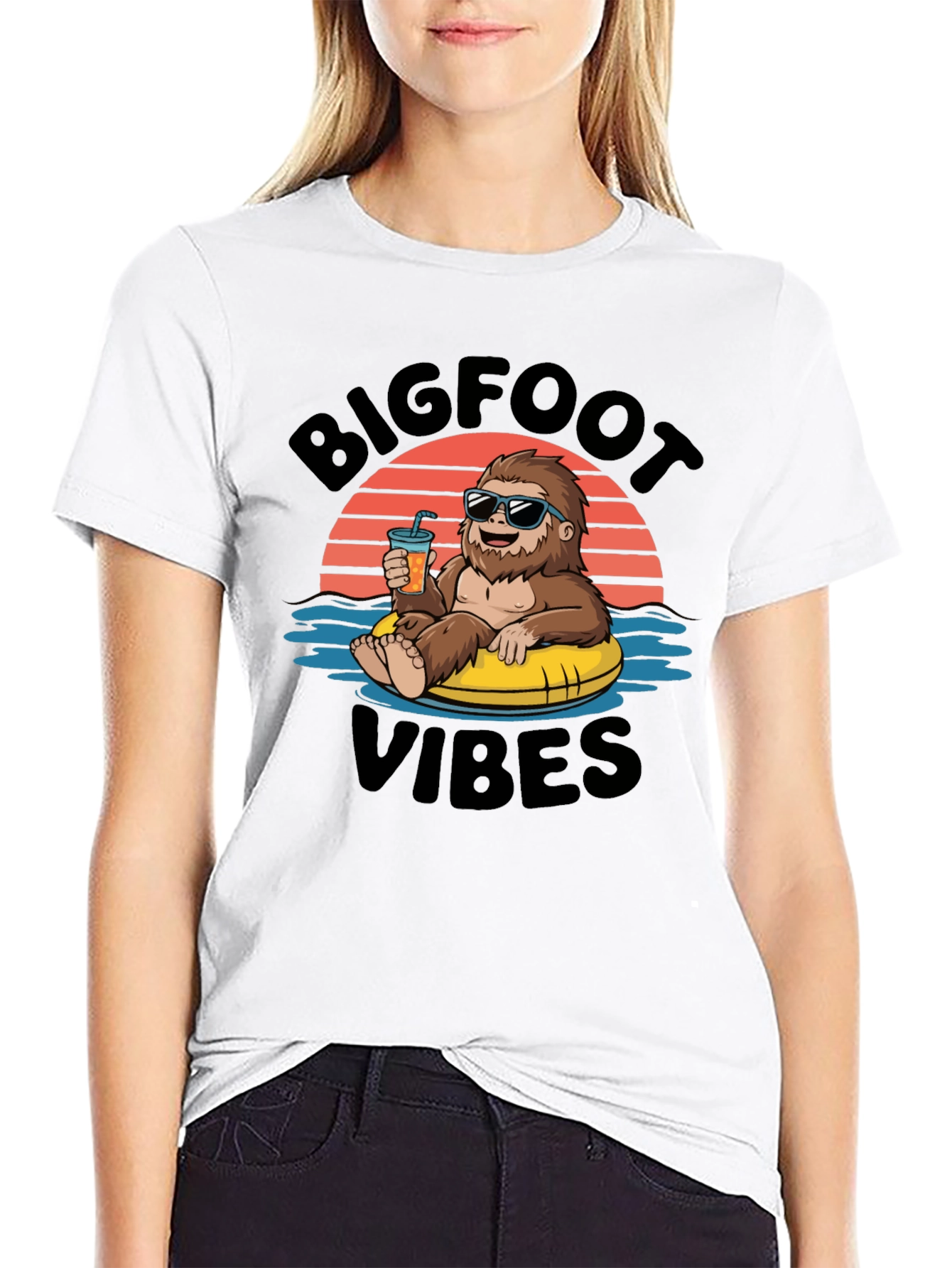 Bigfoot Vibes Graphic T-Shirt