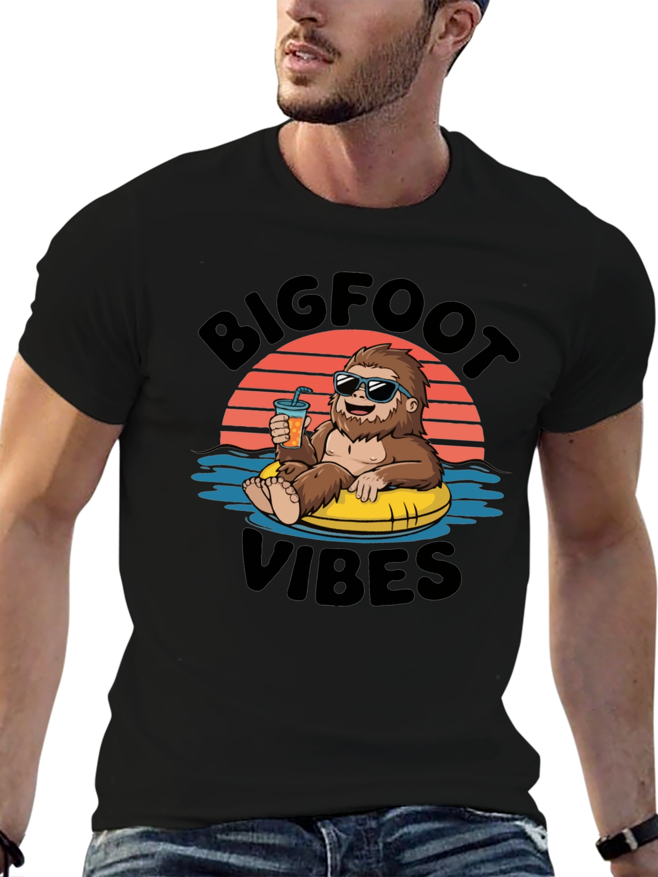 Bigfoot Vibes Graphic T-Shirt