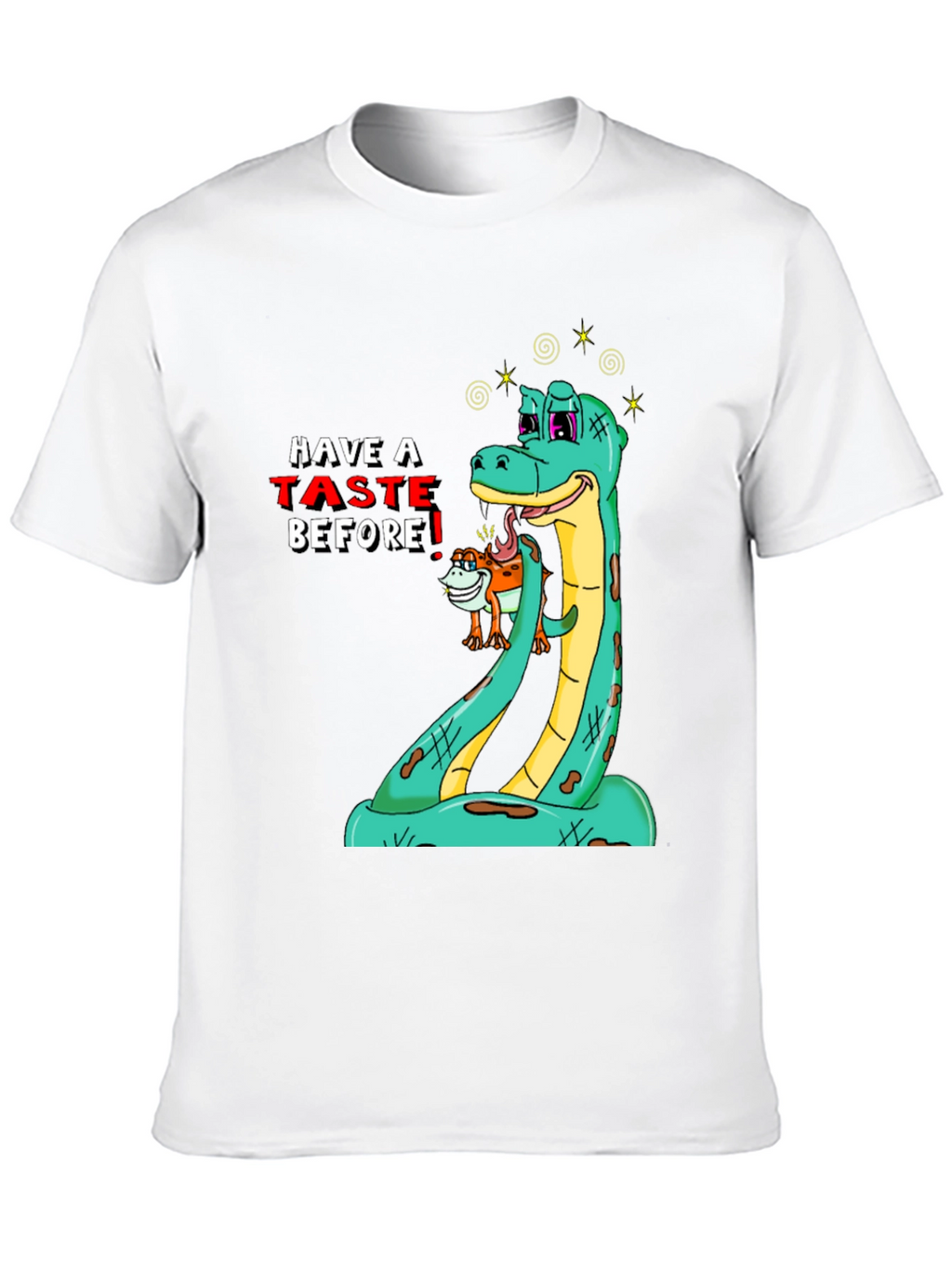 Funny Snake Tasting T-Shirt