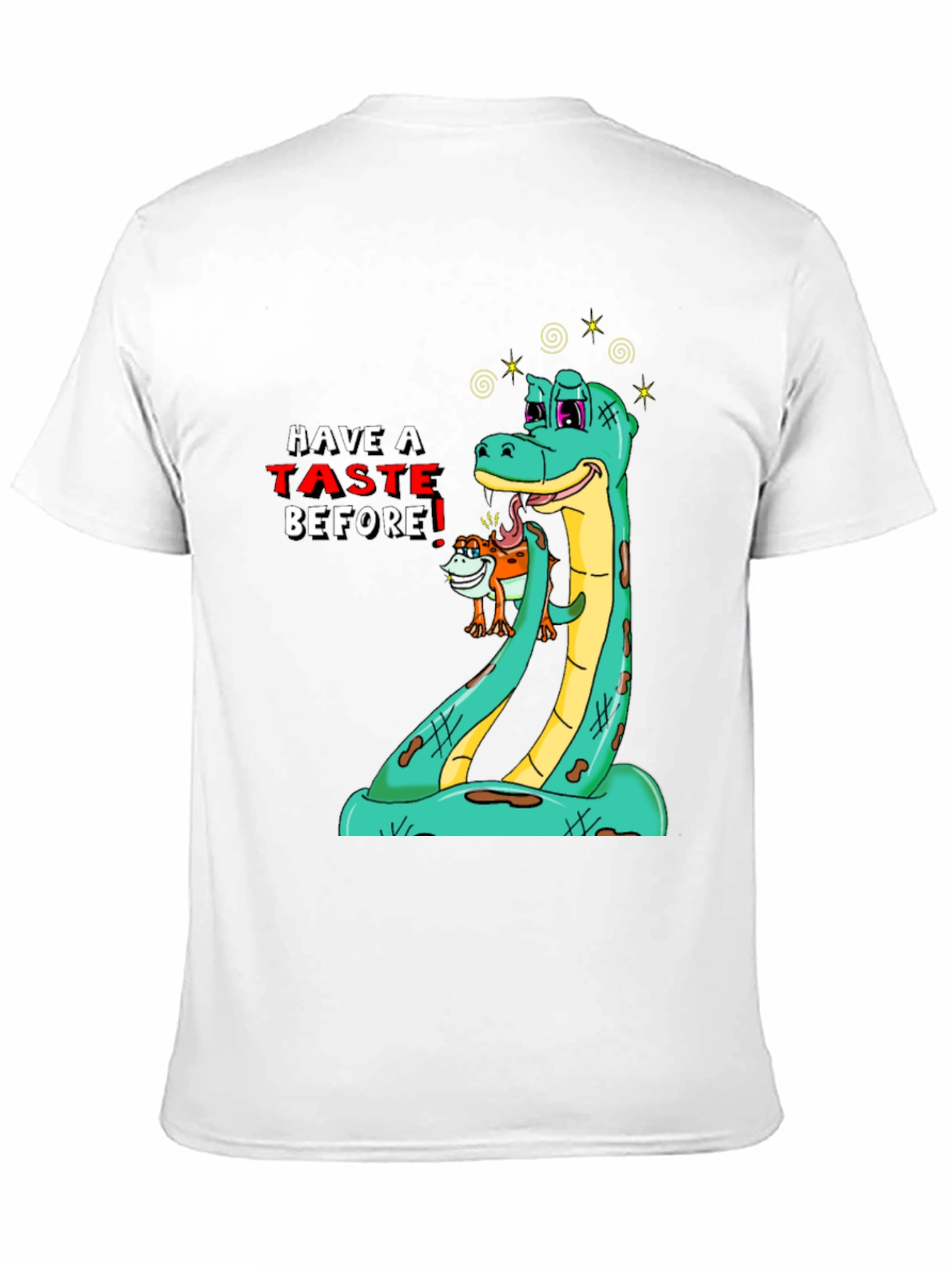 Funny Snake Tasting T-Shirt